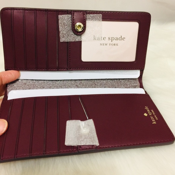 NWT Kate Spade large Slim Bifold wallet - Picture 5 of 9